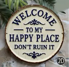 ブリキ看板 アルミプレート ナチュラル ガーデニング インテリア 玄関