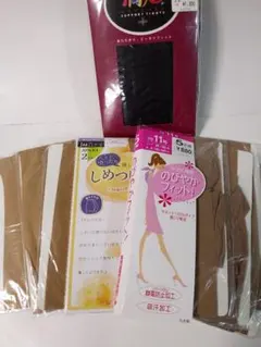 Atsugi フクスケ他 ゆったりストッキング9足 ＋タイツ1足