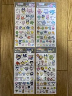 たまごっち 4サイズステッカー4個セット　たまごっちパラダイス