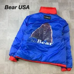 Bear USA ベアー リバーシブル ダウンジャケット ビッグロゴ