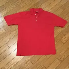 Hanes ポロシャツ レッド 半袖のサムネイル