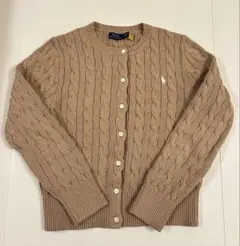 【美品】POLO RALPH LAUREN ケーブルニットカーディガン