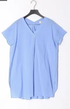 BEAMS ブラウス　チュニック　シャツ　ブルーのサムネイル