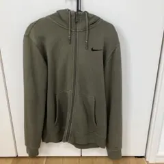 Nike オリーブグリーン ジップアップパーカー　Mサイズ
