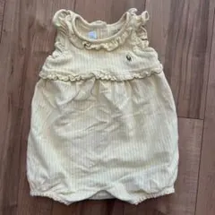 Ralph Lauren ロンパース イエロー ストライプ　ラルフローレン