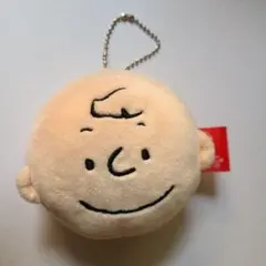 スヌーピー チャーリーブラウン フェイス マスコット キーホルダー