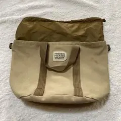FREDRIK PACKERS トートバッグ ベージュ キャンバス