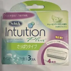 Schick Intuition Plus 替刃 3コ入 さっぱりタイプ 1箱のサムネイル