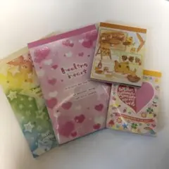 メモ帳4点セット　平成レトロ