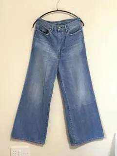 45rpm◆45R/おこめデニムの比古比女スリム/28/コットン/GRY/5106927 45R（フォーティファイブアール）の「おこめデニム 茜比女 加工