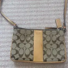 COACH ショルダーバッグ ブラウン/ベージュ