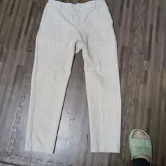 お値下げしましたROPEベージュ系チェック L〜LLのサムネイル