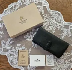 ともちゃん☆様専用niko and ニコアンド レザーウォレット 牛革 長財布