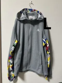 le coq sportif フルジップパーカー グレーL