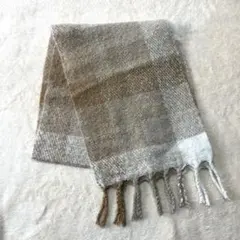 GAP ギャップ ベージュ 茶色 マフラー ふわふわ 新品未使用 チェック