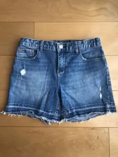 gap kids ダメージデニム　ショートパンツ　160