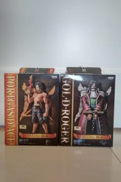 ワンピースDXフィギュア　Dの称号Ⅱ　ロジャー＆エースセット