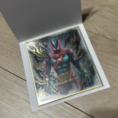 仮面ライダー　色紙ART GP4 仮面ライダーゼッツ SR ガチャ ガシャポン