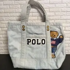ポロラルフローレン ポロベア トートバッグ ワッペン 刺繍