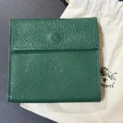 【新品未使用】イルビゾンテ 二つ折り 財布 グリーン