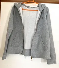 【即購入可】GU レディース　グレー パーカー Lサイズのサムネイル