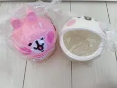 カナヘイの小動物　ピスケ&うさぎ　卓上マルチケース