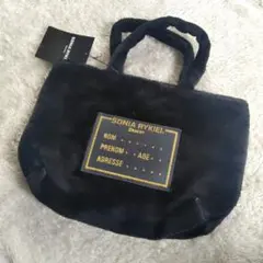 Sonia Rykiel ブラック ハンドバッグ　ボアのサムネイル