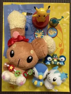 ポケモン ピカチュウマック ゴンベフィギュア ミミロルぬいぐるみ 平成レトロ