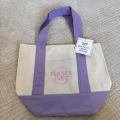 トレジョ パステルミニキャンバストートバック ラベンダー 紫