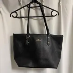 【Miku】コーチ トートバッグ ビジネス ブラック レザー 58846 Miku様専用】コーチ トートバッグ ビジネス ブラック レザー 58846