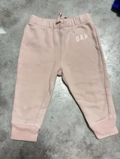 GAP ピンク ロゴ入り ボトムス　スウェット　パンツ