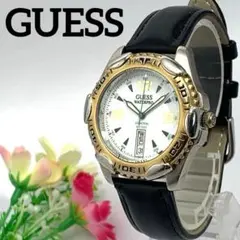 稼働品 GUESS 腕時計 ゲス WATER PRO カレンダ ゴールド QZのサムネイル