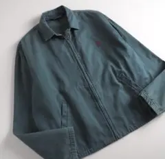 ラルフローレン　USA製　ブルゾン　スイングトップ　グリーン　赤ポニー