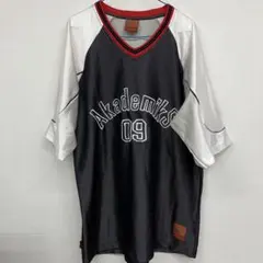 akademiks アカデミクス　メッシュ　ゲームシャツ　L な7