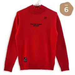557 新品 マスターバニー定価35,200円 ウールカシミヤニット 赤 5 L 557 新品 マスターバニー定価35,200円 ウールカシミヤニット 赤 4 M
