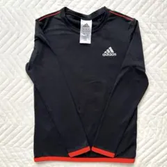 130 adidas climawarm長袖トップス　インナー　黒