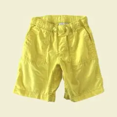 GAP kidsイエロー ハーフパンツ ゴムウエスト