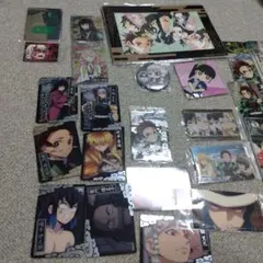 鬼滅の刃 ステッカーセット 缶バッジ付き