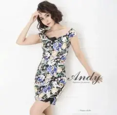 Andy アンディ フラワープリント ミニドレス キャバドレス ワンピース