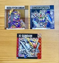 元祖SDガンダムスナックⅡ Ξガンダム含む 3枚セット