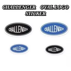 CHALLENGER　OVAL LOGO STICKER　4枚セット