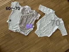 UNIQLO BREEZE ロンパース ボディースーツ 前開き 新生児 〜 70