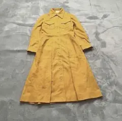 ヴィンテージ ロングコート コートワンピース レトロ 奇抜 派手