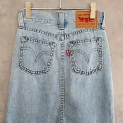 Levi's リーバイス デニムスカート 24 ホワイトインディゴ