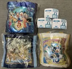 ディズニーシー　カプセルトイ　5周年　10周年　15周年　3つセット