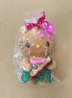 【レア】 ご当地キティ ハワイ限定 ぬいぐるみ ウクレレ 日焼け