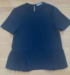 【美品】ZARA フリルブラウス　トップス　黒