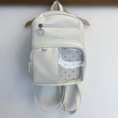 痛バッグ 推し活リュック アイボリー　ホワイト