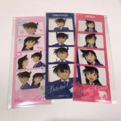 名探偵コナン キャラクリアフォト 工藤新一 毛利蘭 3点