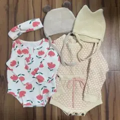 最終値下げ 韓国子供服 ロンパース 帽子 まとめ売り